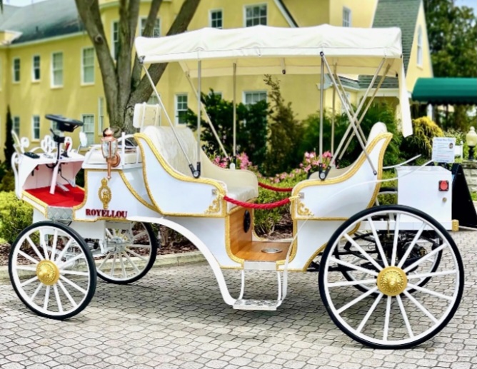 PHOTO:  FREe-CARRIAGES offers a modern, environmentally friendly, cruelty-free, and innovative alternative called the electric horseless carriage (“e-carriage”) to replace the inhumane and hazardous horse-drawn carriages.